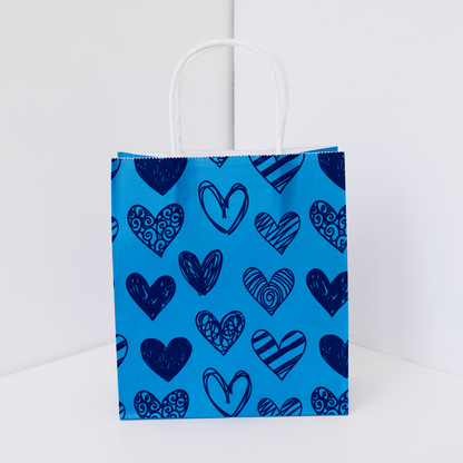 Blue Gift Paper Bag | Return gifts for weddings & birthdays.