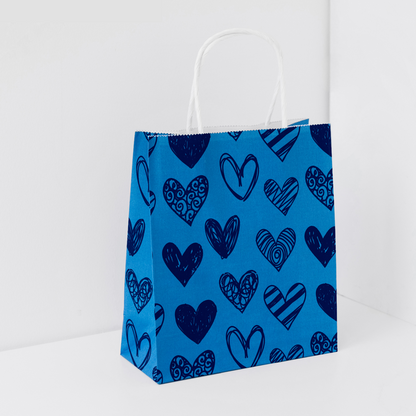 Blue Gift Paper Bag | Return gifts for weddings & birthdays.