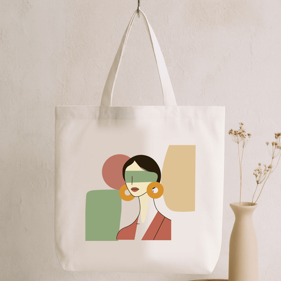Tote Bag - Abstract Femme design
