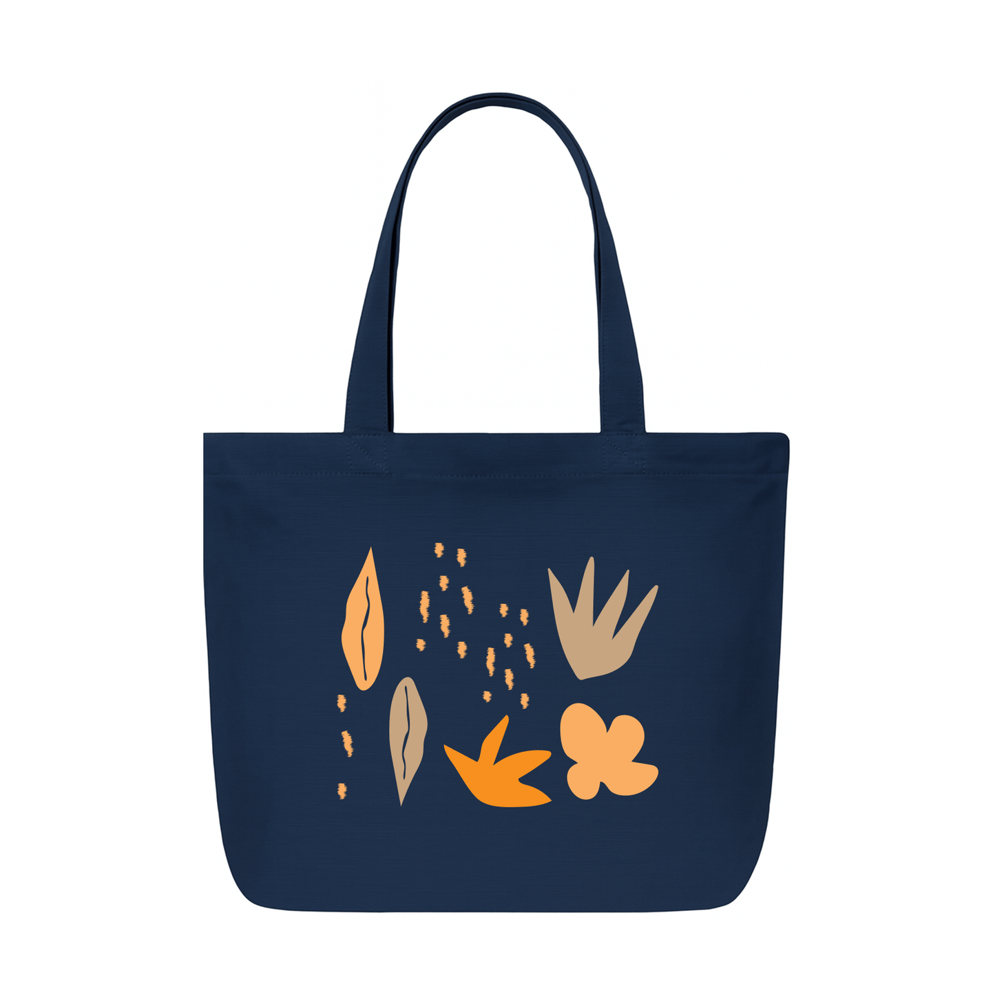 Tote Bag - Blue tote bag boho elements design - Kasang