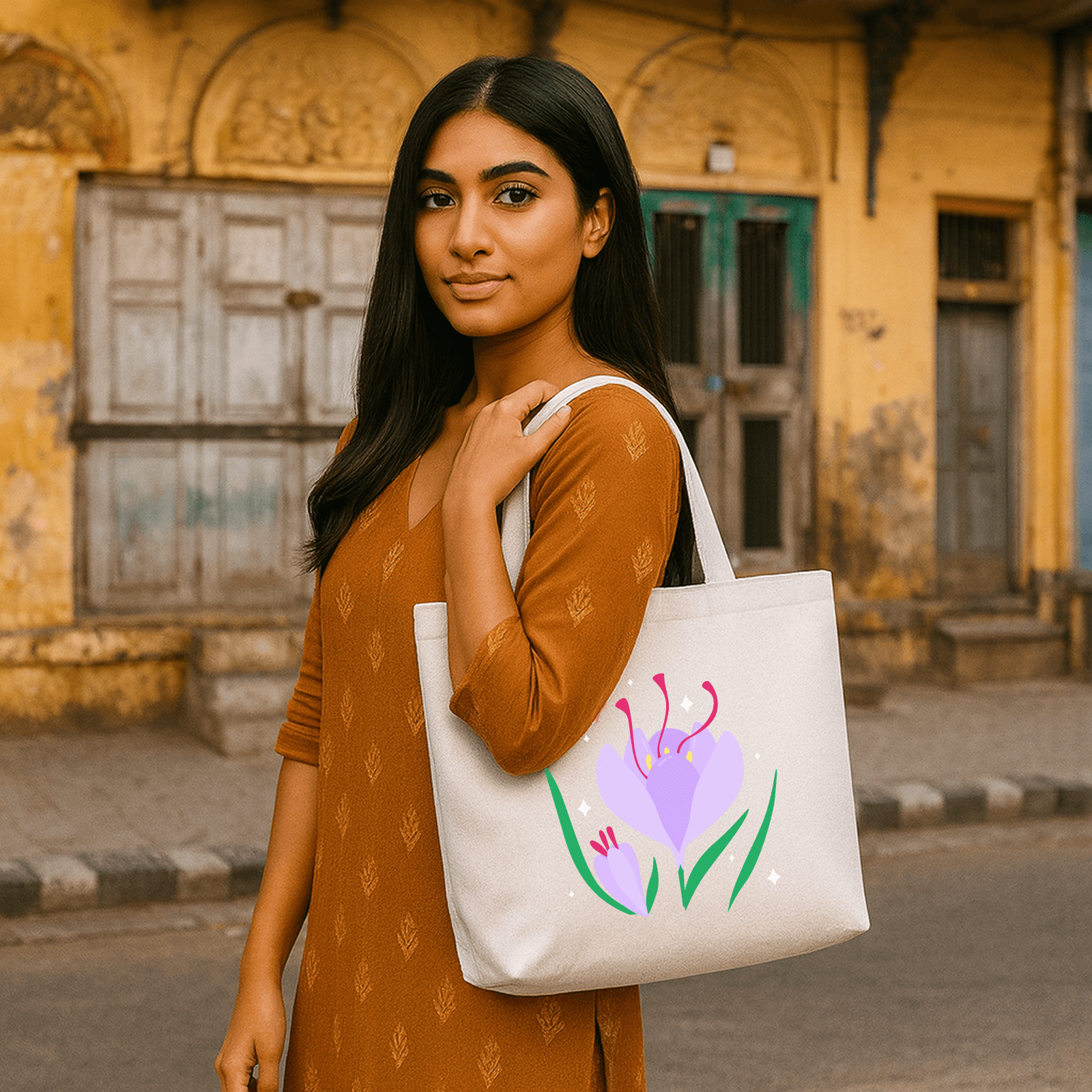 Tote Bag - Butterfly kiss design - Kasang