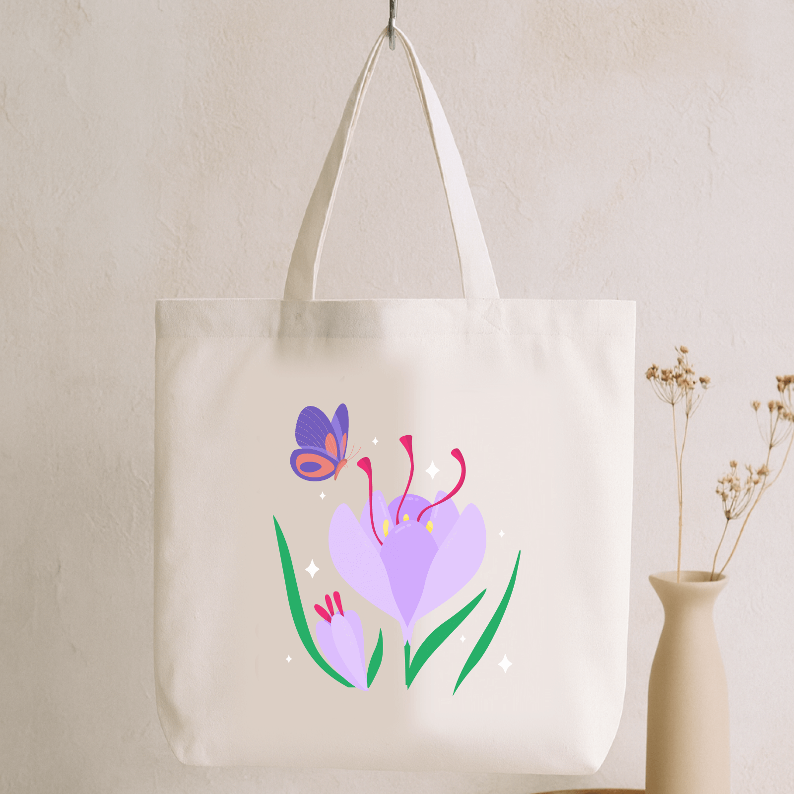 Tote Bag - Butterfly kiss design - Kasang