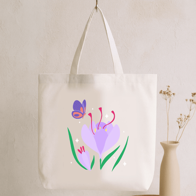 Tote Bag - Butterfly kiss design