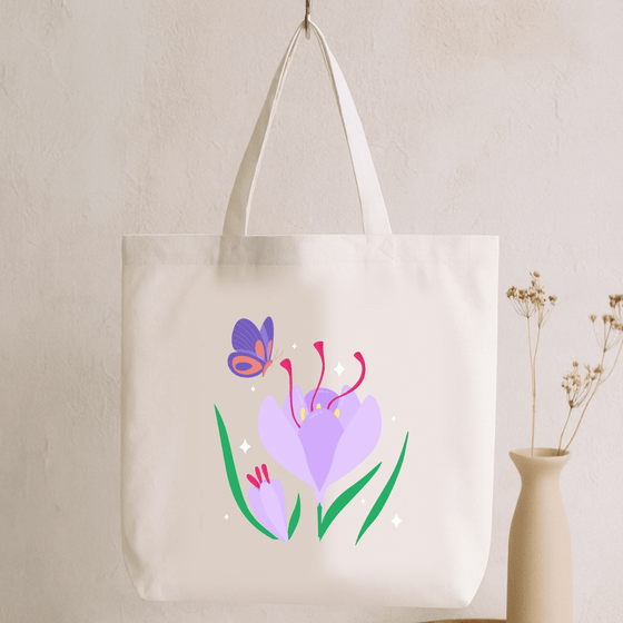 Tote Bag - Butterfly kiss design