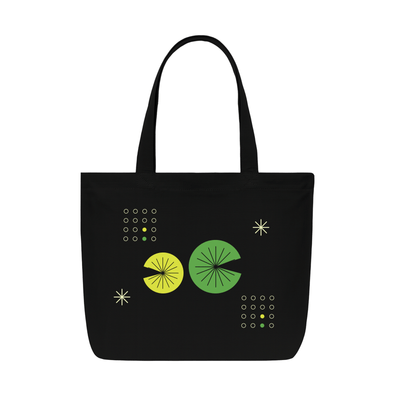 Tote Bag: Modern Lime Burst