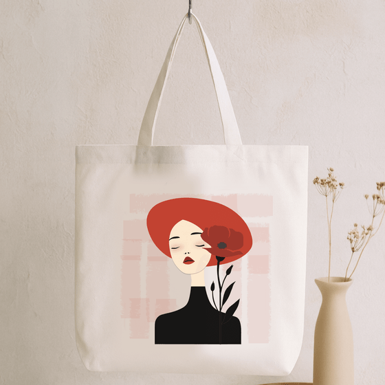Tote Bag - Scarlet Muse design